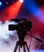 舞台拍摄摄像机与灯光效果936#横屏 