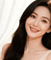 微笑美女近景素材1126#横屏 