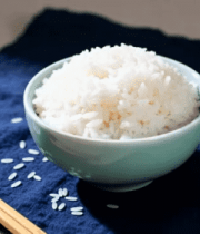 碗装白米饭与筷子特写4410#横屏 