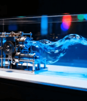 透明展示盒内机械装置528#横屏 