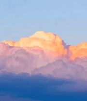 空中的绚烂彩云4464#横屏 