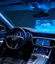  汽车智能驾驶舱内饰展示1610#横屏 	 