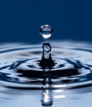 水滴落入水面形成涟漪画面(2)4964#横屏 