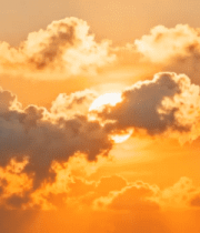 天空日落阳光云彩景象5343#横屏 