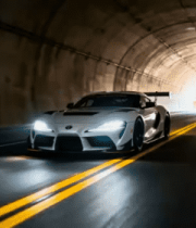 道中行驶的跑车4994#横屏 