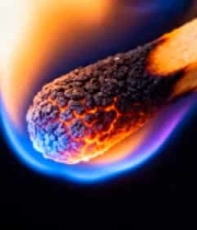  燃烧的火柴特写328#横屏 	 