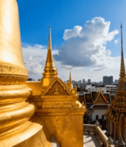 泰国佛教寺庙建筑全景5029#横屏 