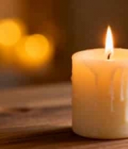  燃烧的蜡烛特写素材1356#横屏 	 