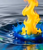 水火交融特效素材1217#横屏 