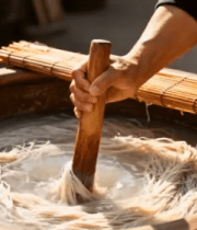 手工制作粉条现场画面1036#横屏 