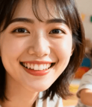 室内微笑女人与玩耍婴儿3679#横屏 