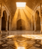 室内古建筑光影场景2221#横屏 