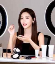  女性美妆直播素材835#横屏 	 