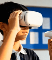 少年体验虚拟现实设备1124#横屏 