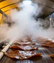  牛肉片工厂流水线生产画面50#横屏 	 