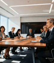 商务人士会议室会议场景5456#横屏 