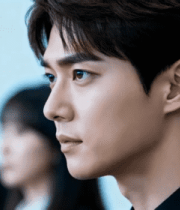 商务场合男子侧颜特写4419#横屏 