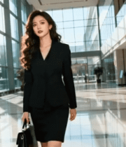 商务女性在大厅行走2054#横屏 