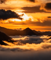 山间云海日出景观(1)4673#横屏 