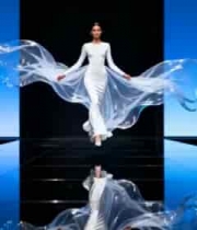  模特舞台走秀时装秀素材(2)2019#横屏 	 