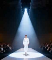  模特在台走秀现场219#横屏 	 