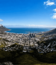 山间城市全景自然风光2451#横屏 