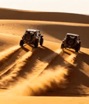 沙漠中越野车行驶画面(1)3833#横屏 