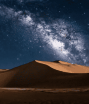 沙漠夜空银河星空素材2618#横屏 