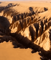 沙漠峡谷地貌俯瞰369#横屏 