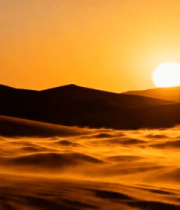 沙漠日落全景(6)4811#横屏 