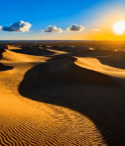 沙漠日落全景风光(1)924#横屏 