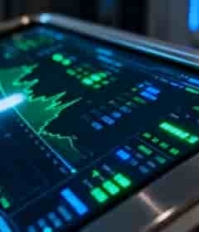  科技感数据显示屏幕素材1479#横屏 	 -