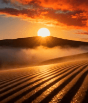 沙漠日落自然风光(6)4202#横屏 