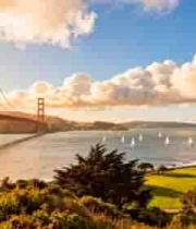  旧金山金门大桥风光1318#横屏 	 