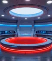  科幻风格科技操控室场景(1)2401#横屏 	 