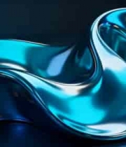  金属质感流动抽象元素2242#横屏 	 