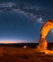 沙漠拱门星空夜景21#横屏 