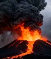  火山喷发壮丽景象262#横屏 	 -