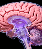 人体大脑医学模型展示3997#横屏 