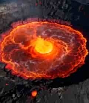  火山口岩浆全景547#横屏 	 