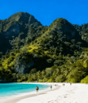 热带海滩自然风光845#横屏 