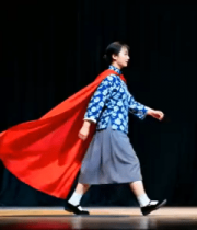 女子舞台表演行走画面179#横屏 