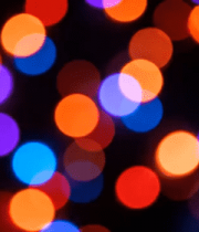 女性侧影与彩色光斑背景2393#横屏 