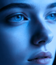 女性面部眼睛特写素材3865#横屏 