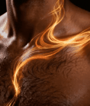 男性躯体火焰特效画面2367#横屏 