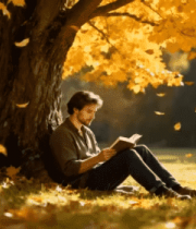  河边木桥上男子捣臼场景483#横屏 	 -