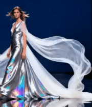 模特时装秀走秀画面2282#横屏 