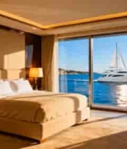  海景卧室室内装修素材2363#横屏 	 