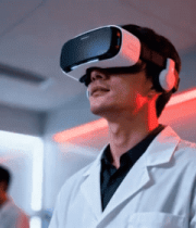 科研人员佩戴眼镜体验2550#横屏 