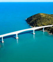 跨海大桥自然风光俯瞰1378#横屏 